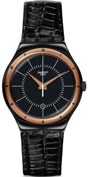 Swatch BLACK NACHTIGALL YWB403 Unisex  Erkek Kol Saati