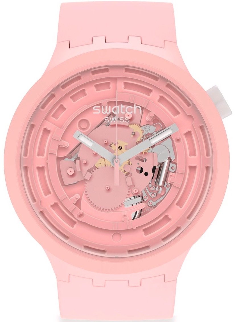 Swatch Big Bold Ceramic C-Pink Kadın Kol Saati SB03P100