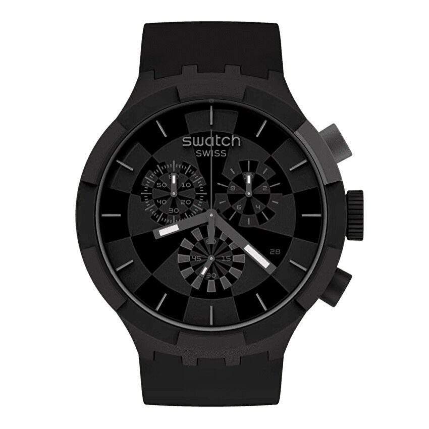 Swatch Checkpoint Black SB02B400 Kol Saati