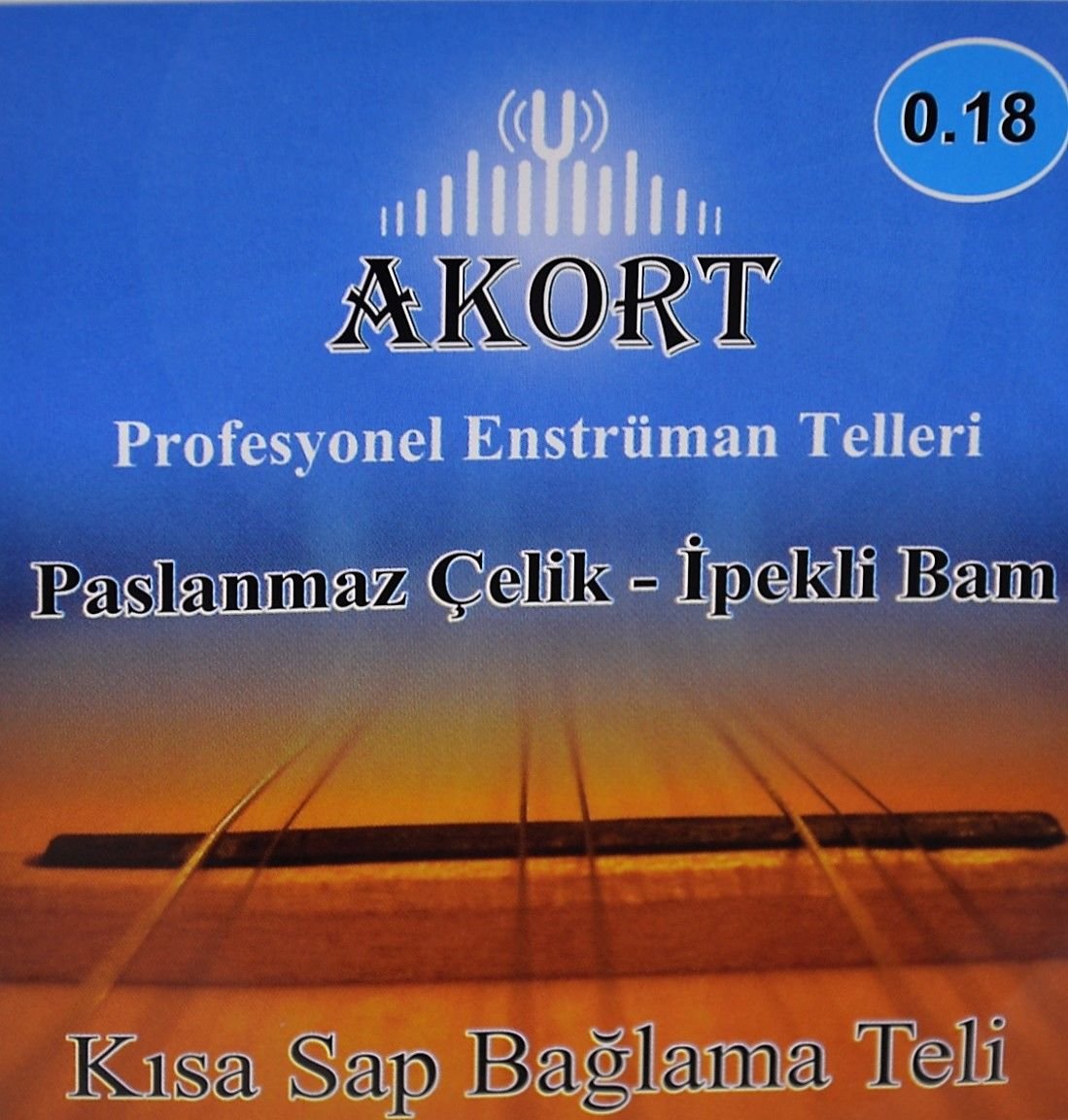 AKORT 0.18 KISA SAP BAĞLAMA TELİ - SAZ TELİ PASLANMAZ