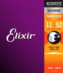 ELİXİR 11027 AKUSTİK TELİ BRONZE 011-052