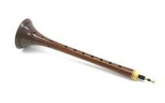 RENKLENDİRİLMİŞ ZURNA BÜYÜK BOY 33.7 CM - LA + BORU + HALKA + 3 ADET YEDEK KAMIŞ