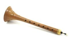 VERNİKLİ ZURNA ORTA BOY 28 CM - Sİ + BORU + HALKA + 3 ADET YEDEK KAMIŞ