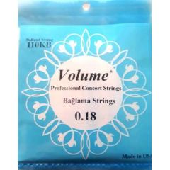VOLUME 110KB PROFESYONEL KISA BAĞLAMA TELİ 0.18 TOPUZLU