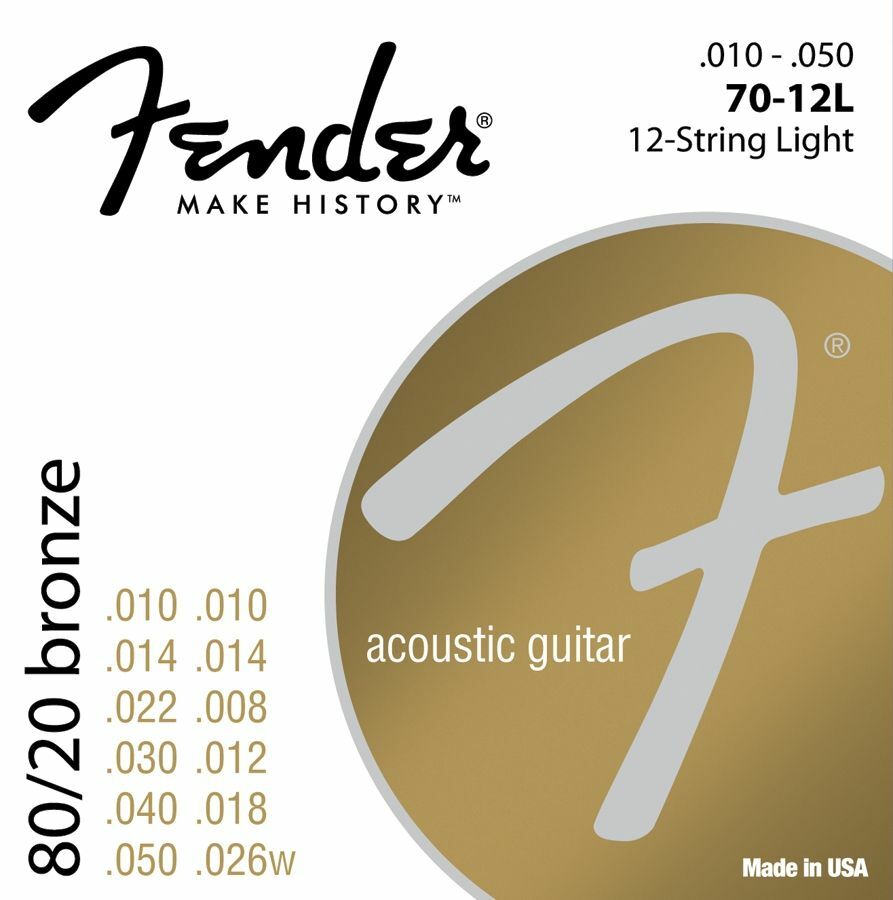 FENDER 0730070423 AKUSTİK GİTAR TELİ 70-12L