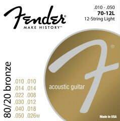 FENDER 0730070423 AKUSTİK GİTAR TELİ 70-12L