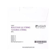 UGAR GBT-L YUNAN BUZUKİ TELİ 6 TELLİ SİLVER PLATED STEEL