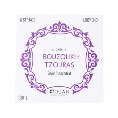 UGAR GBT-L YUNAN BUZUKİ TELİ 6 TELLİ SİLVER PLATED STEEL