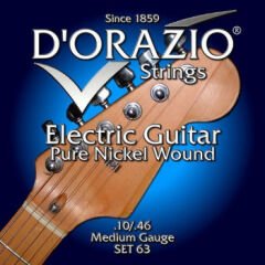 DORAZİO 63 PROFESYONEL İTHAL PURE NİKEL MEDIUM ELEKTRO GİTAR TELİ
