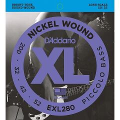 DADDARİO EXL280 NİCKEL WOUND PİCCOLO BAS TELİ ( 20-52 )