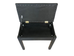 PTCBK CREMONİA PİYANO TABURESİ SİYAH SANDIKLI