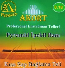 AKORT 0.18 PYRAMİD KISA SAP BAĞLAMATELİ - SAZ TELİ