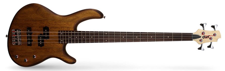 AB4PJOPW 4 Telli Pasif Bas Gitar Mat Ceviz