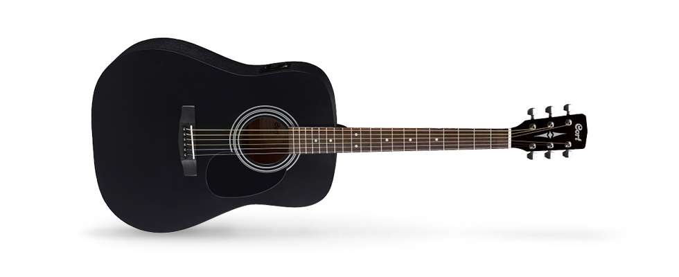 AD810E-BKS Mat Siyah Elektro Akustik Gitar
