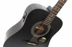 AD810E-BKS Mat Siyah Elektro Akustik Gitar