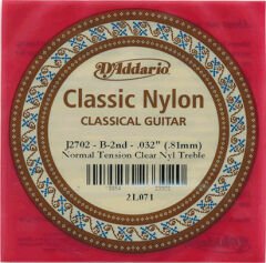 DADDARİO J2702 KLASİK GİTAR TELİ TEK 2 NO Sİ