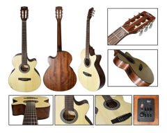 CEC1 OP Naturel Elektro Klasik Gitar Profesyonel