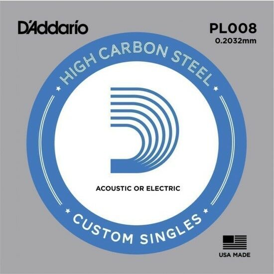 DADDARİO PL008 ELEKTRO VE AKUSTİK GİTAR TEK TEL Mİ