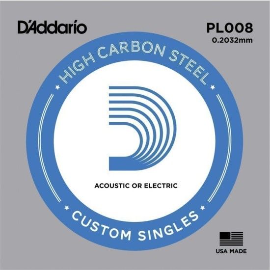 DADDARİO PL008 ELEKTRO VE AKUSTİK GİTAR TEK TEL Mİ