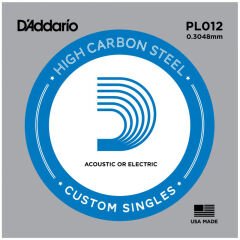 DADDARİO PL012 ELEKTRO VE AKUSTİK GİTAR TEK TEL Mİ