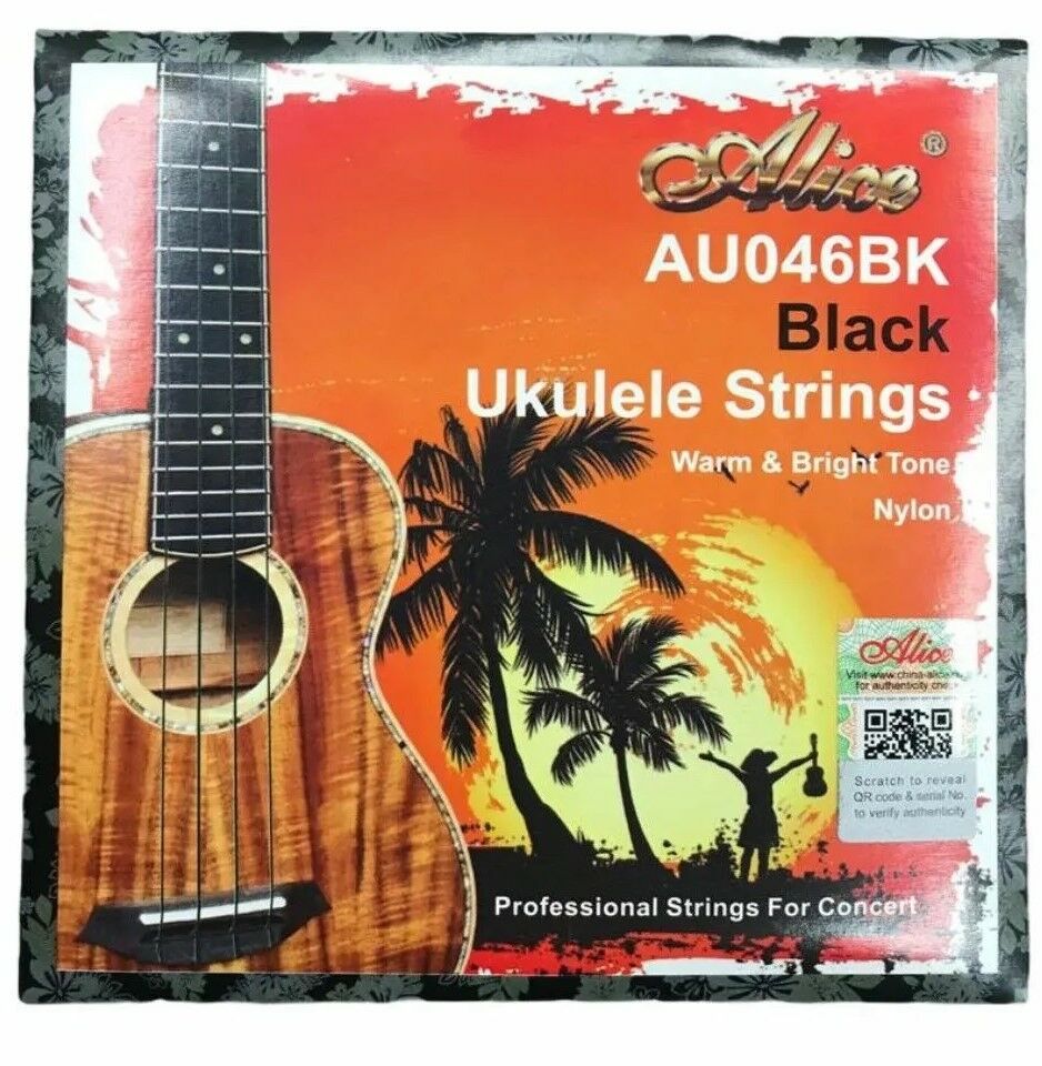 ALİCE AU046BK-C CONCERT UKULELE TELİ SİYAH