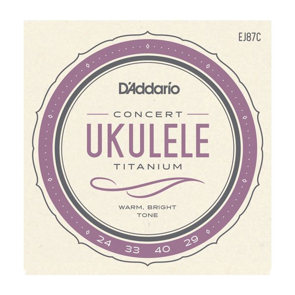 DADDARİO EJ87C TİTANİUM UKULELE CONCERT TAKIM TEL