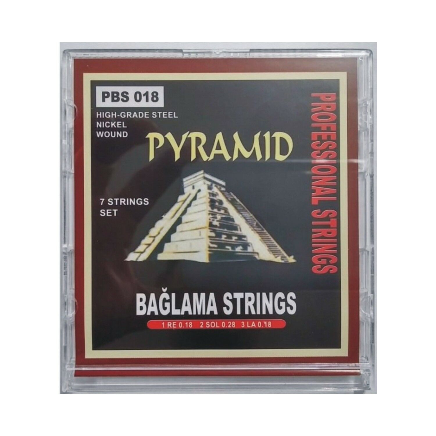 PYRAMİD PBS018 KISA SAP SAZ TELİ ORJİNAL KUTU