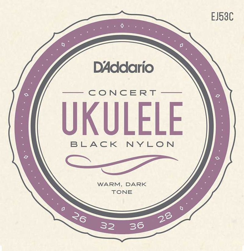 DADDARİO EJ53C CONCERT UKULELE TAKIM TEL SİYAH
