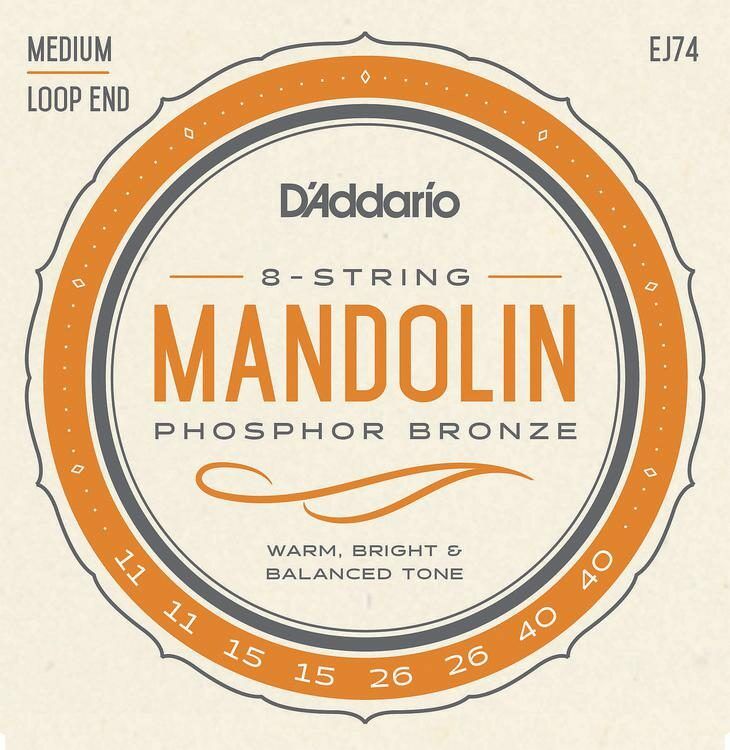 DADDARİO EJ74 PHOSPHOR BRONZE TAKIM TEL MANDOLİN TELİ