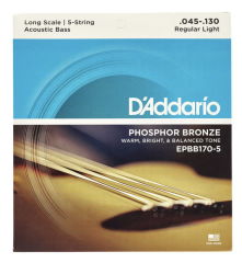 EPBB170-5 Phosphor Bronze 5 Telli Akustik Bas Gitar Teli 045