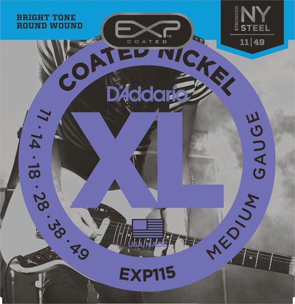 DADDARİO EXP115 MEDİUM/BLUES/JAZZ TAKIM TEL ELEKTRO GİTAR TELİ 011-049