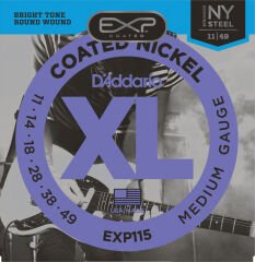 DADDARİO EXP115 MEDİUM/BLUES/JAZZ TAKIM TEL ELEKTRO GİTAR TELİ 011-049