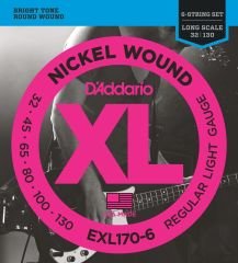Exl170-6 Long Scale 6 Telli Bas Gitar Teli 32-130