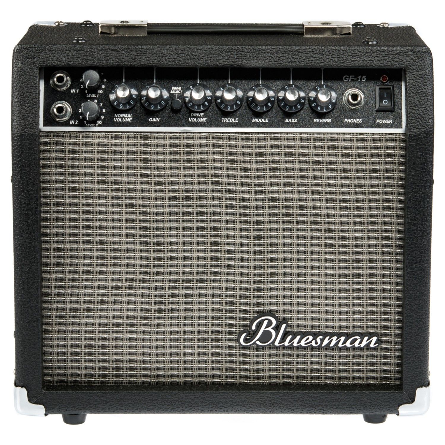 BLUESMAN GF15 GİTAR ANFİSİ ÇİFT GİRİŞLİ REVERBLİ