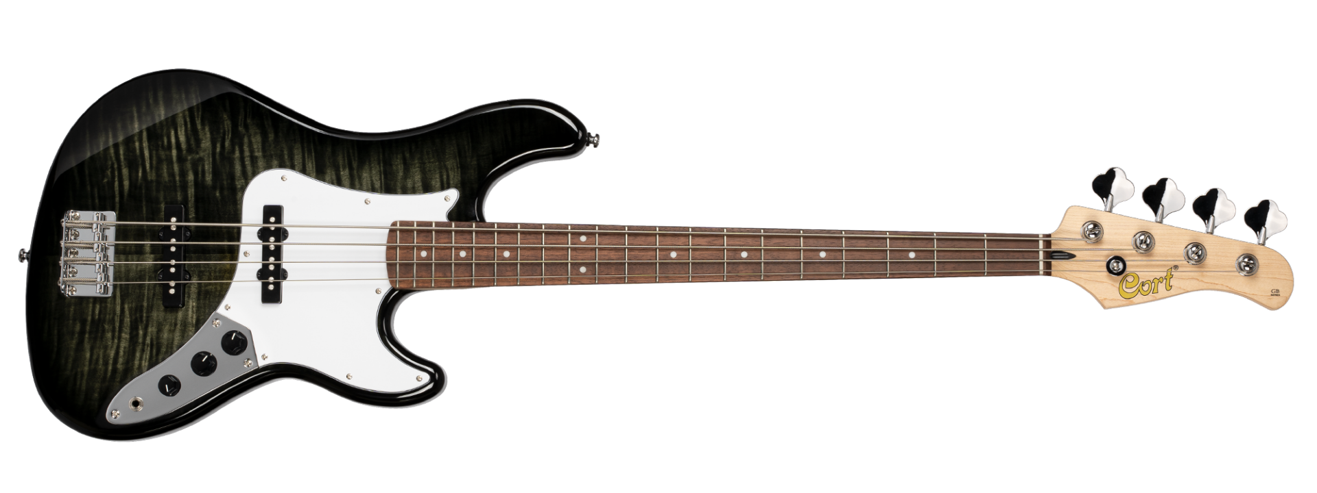GB24JJTBK Bas Gitar Trans Siyah