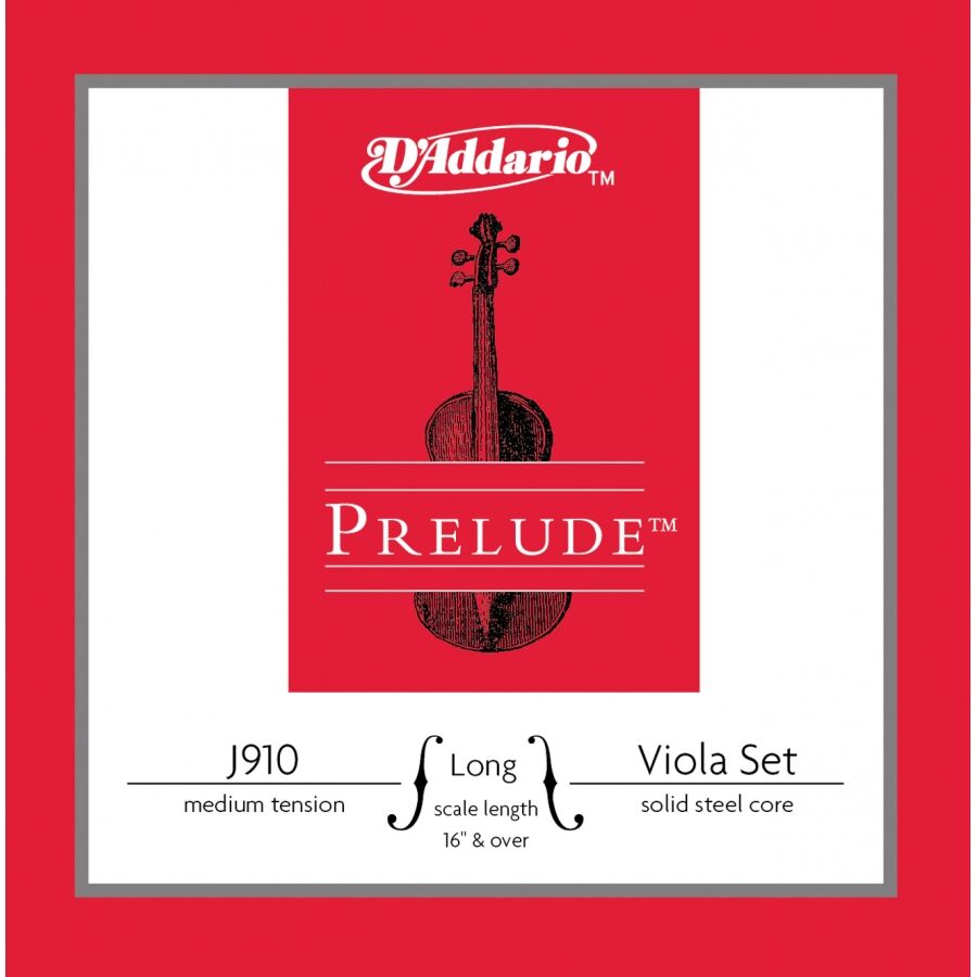 DADDARİO J910LM PRELUDE 16 İNCH VE ÜSTÜ VİOLA TEL SETİ