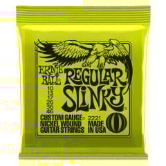 ERNİE BALL P02221 REGULAR SLİNKY NİCKEL 10-46 ELEKTRO GİTAR TELİ