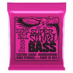 ERNİE BALL P02834 SUPER SLİNKY NİCKEL 45-100 (4 TELLİ) BAS GİTAR TELİ