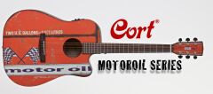MOTOR OIL 2 BKS Elektro Akustik Gitar Siyah