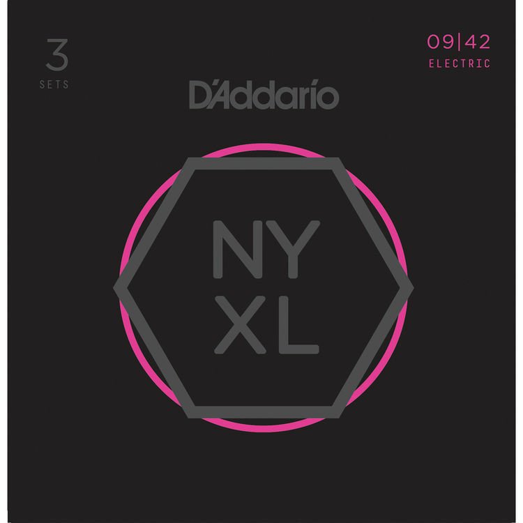 NYXL0942-3P Elektro Gitar Teli Seti 3 Lü Süper Lıght