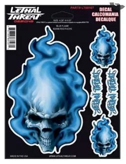 DADDARİO GT77011 STİCKER YAPIŞTIRMA BLUE DLAME
