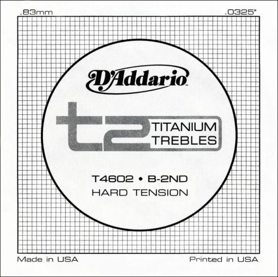 DADDARİO T4602 TİTANİUM HARD - Sİ - TEK TEL KLASİK GİTAR