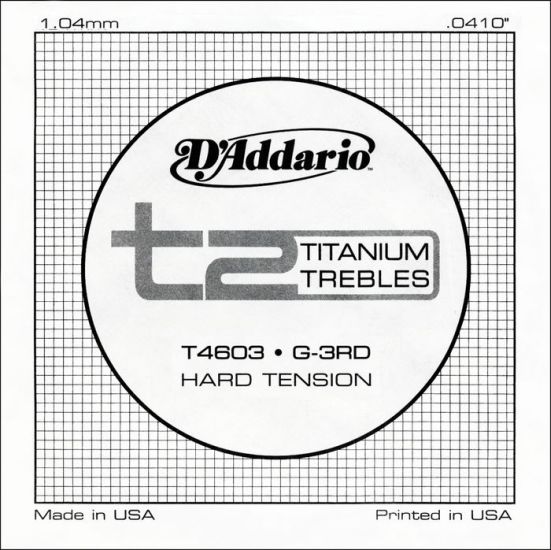 DADDARİO T4603 TİTANİUM HARD - SOL - TEK TEL KLASİK GİTAR