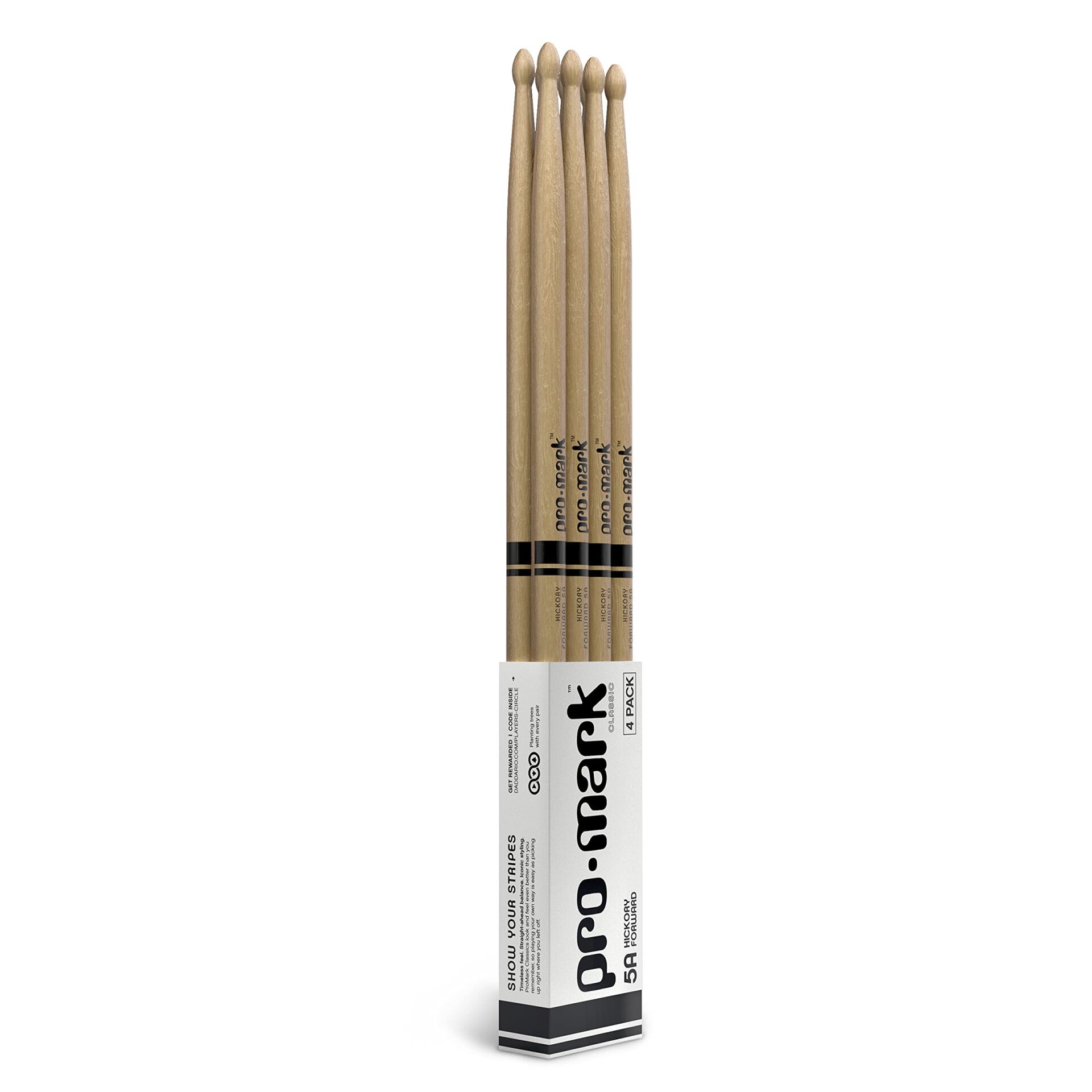 TX5AW-4P Wood Tip Hickory 4 lü Baget - Bateri Çubuğu