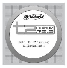 DADDARİO T4501 TİTANİUM NORMAL - Mİ TEK TEL KLASİK GİTAR