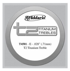 DADDARİO T4501 TİTANİUM NORMAL - Mİ TEK TEL KLASİK GİTAR