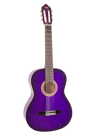 VC104T Sap Çelikli Mor Sunburst 4/4 Klasik Gitar