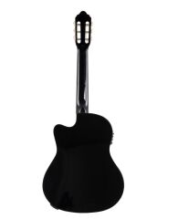 VC104TCEBK Siyah 4/4  Elektro Klasik Gitar