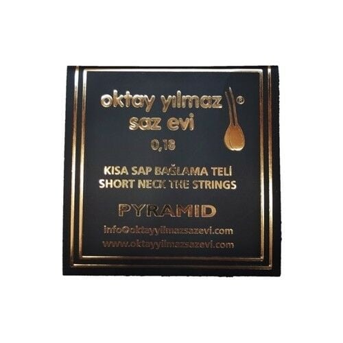 OKTAY YILMAZ SAZ EVİ PYRAMİD 0.18 KISA SAP BAĞLAMA TELİ