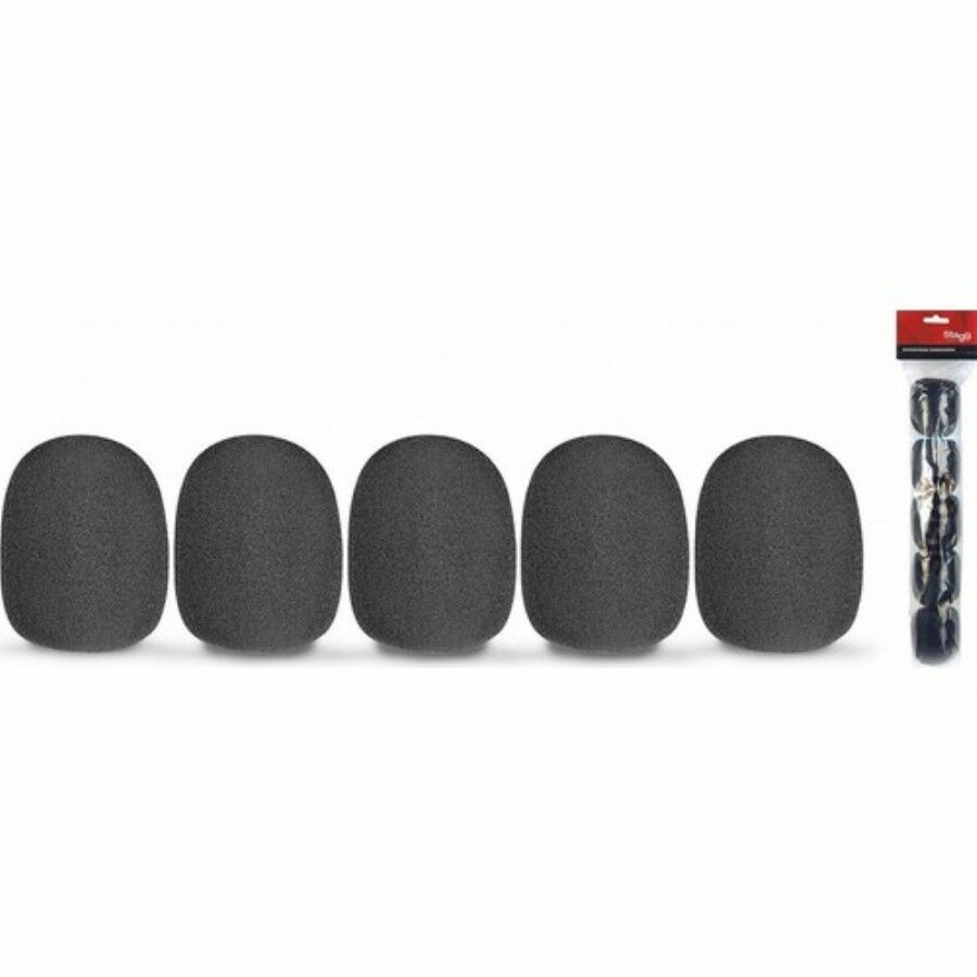STAGG WS-S35/B5 MİKROFON SÜNGERİ 5 ADET